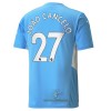 Officiële Voetbalshirt Manchester City Joao Cancelo 27 Thuis 2021-22 - Heren